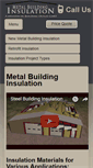 Mobile Screenshot of metalbuildinginsulation.com
